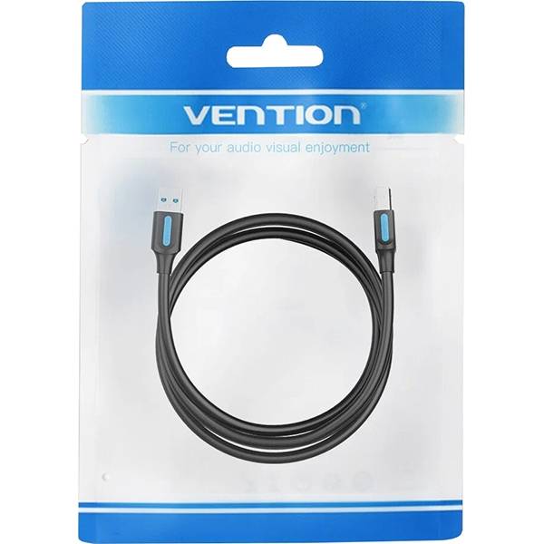 Кабель Vention USB 3.0 AM/BM - 1м Кабель Vention USB 3.0 AM/BM - 1 м (COOBF) — для бизнеса и офиса Кабель Vention USB 3.0 AM/BM - 1м Кабель Vention USB 3.0 AM/BM - 1 м (COOBF) — для бизнеса и офиса
