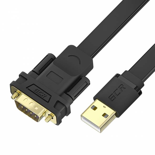 GCR Конвертер-переходник 0.15m плоский, черный, USB 2.0 AM / DB9 RS-232 PRO GCR-UOC5M-BCG-0.15m, чипсет PL2303RA Greenconnect GCR-UOC5M-BCG-0.15m — для бизнеса и офиса GCR Конвертер-переходник 0.15m плоский, черный, USB 2.0 AM / DB9 RS-232 PRO GCR-UOC5M-BCG-0.15m, чипсет PL2303RA Greenconnect GCR-UOC5M-BCG-0.15m — для бизнеса и офиса