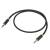GCR Кабель 0.25m аудио jack 3,5mm/jack 3,5mm, нейлон, черный, желтая окантовка, ультрагибкий, 28 AWG, M/M, Premium, экран, стерео, GCR-53540 Greenconnect GCR-53540 — для бизнеса и офиса