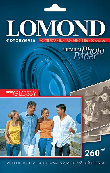 Фотобумага Lomond суперглянцевая (1103102), Super Glossy, 10х15 см, 260 г/м2, 20 л. — для бизнеса и офиса Фотобумага Lomond суперглянцевая (1103102), Super Glossy, 10х15 см, 260 г/м2, 20 л. — для бизнеса и офиса