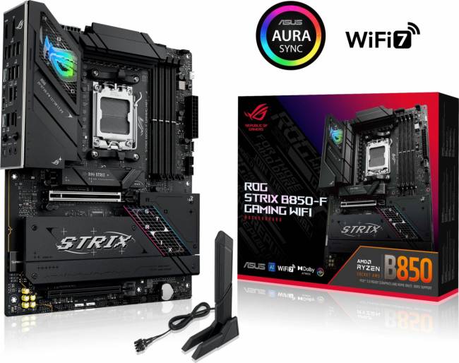Материнская плата ASUS ROG STRIX B850-F GAMING WIFI — для бизнеса и офиса Материнская плата ASUS ROG STRIX B850-F GAMING WIFI — для бизнеса и офиса