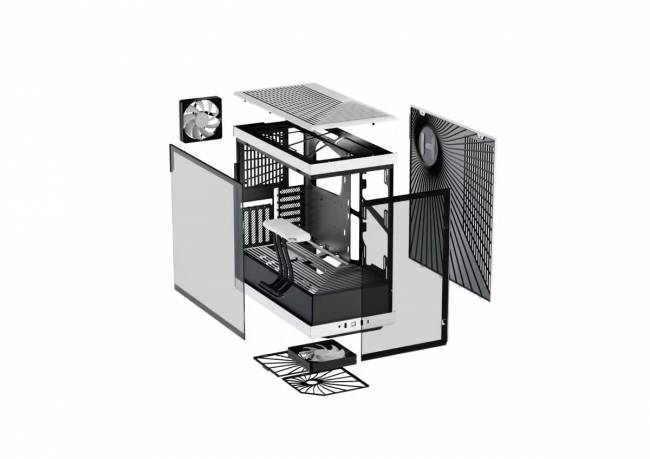Корпус без блока питания HYTE CS-HYTE-Y40-BW — для бизнеса и офиса Корпус без блока питания HYTE CS-HYTE-Y40-BW — для бизнеса и офиса