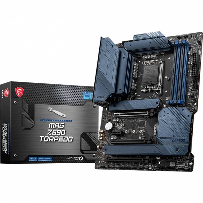 Материнская плата MSI MAG Z690 TORPEDO — для бизнеса и офиса Материнская плата MSI MAG Z690 TORPEDO — для бизнеса и офиса