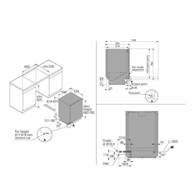 Встраиваемая посудомоечная машина ASKO ASKO DFI545V — для бизнеса и офиса Встраиваемая посудомоечная машина ASKO ASKO DFI545V — для бизнеса и офиса