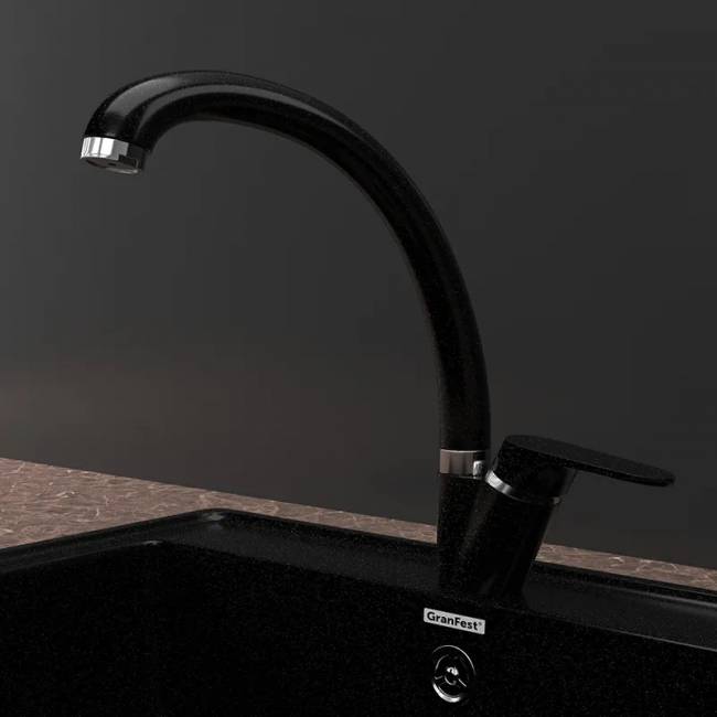 Смеситель GRANFEST GranFest 3323 black — для бизнеса и офиса Смеситель GRANFEST GranFest 3323 black — для бизнеса и офиса