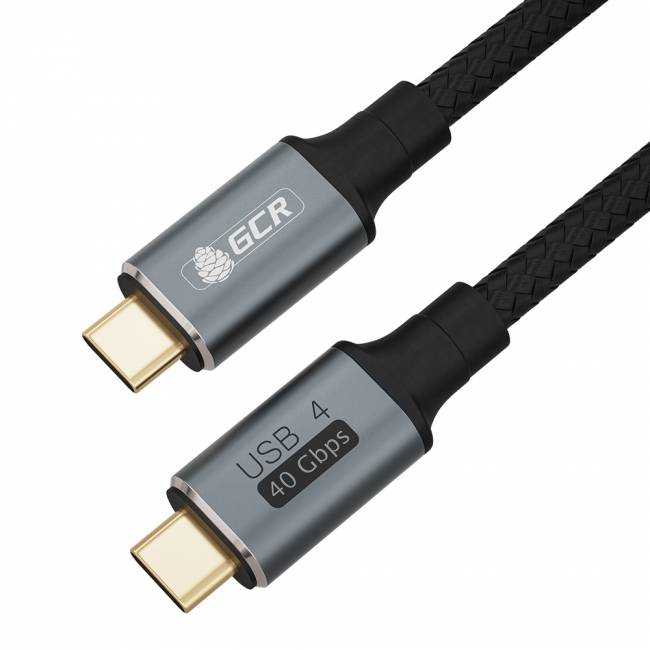 GCR Кабель USB 4.0 TypeC, 1.0m, черный, 240W, 40 Gbps, 8K60Hz Greenconnect GCR-54952 — для бизнеса и офиса GCR Кабель USB 4.0 TypeC, 1.0m, черный, 240W, 40 Gbps, 8K60Hz Greenconnect GCR-54952 — для бизнеса и офиса