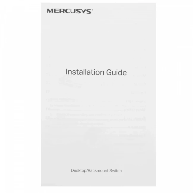 Коммутатор Mercusys Technologies CO MS124GS — для бизнеса и офиса