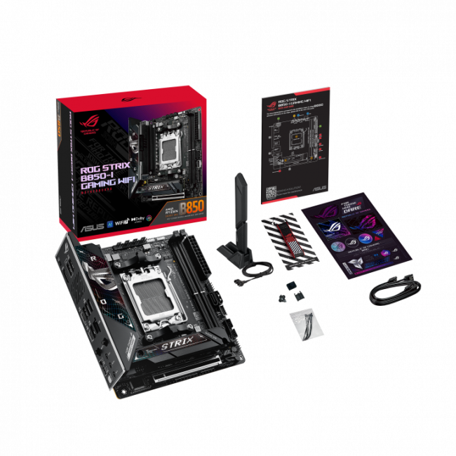 Материнская плата ASUS ROG STRIX B850-I GAMING WIFI (90MB1K30-M0EAY0) — для бизнеса и офиса