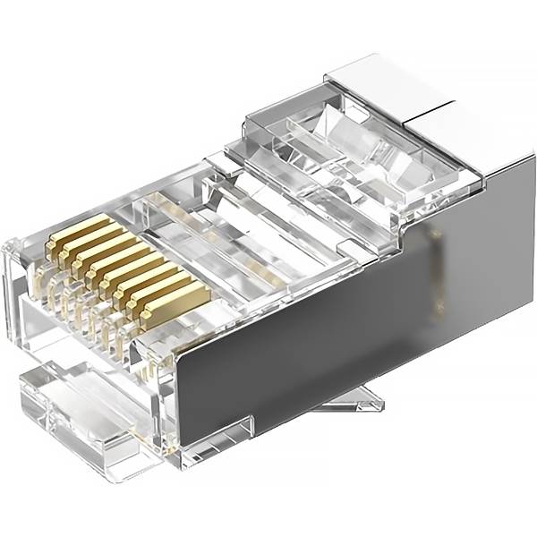 Коннектор Vention RJ45 (8p8c), FTP, cat. 6, под витую пару, экранированный (50шт.) Vention IDCR0-50 — для бизнеса и офиса Коннектор Vention RJ45 (8p8c), FTP, cat. 6, под витую пару, экранированный (50шт.) Vention IDCR0-50 — для бизнеса и офиса