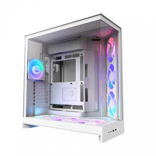 Корпус без блока питания NZXT H9 Flow RGB+ CM-H92FW-P1 — для бизнеса и офиса