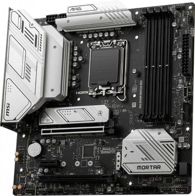 Материнская плата MSI MAG B760M MORTAR WIFI DDR4 — для бизнеса и офиса