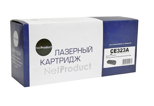 Картридж NetProduct (N-CE323A) для HP CLJ Pro CP1525/CM1415, M, 1,3K — для бизнеса и офиса