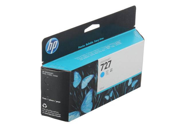 Картридж 727 для HP DJ T920/T1500 (O) B3P19A, Cyan, 130 мл — для бизнеса и офиса Картридж 727 для HP DJ T920/T1500 (O) B3P19A, Cyan, 130 мл — для бизнеса и офиса