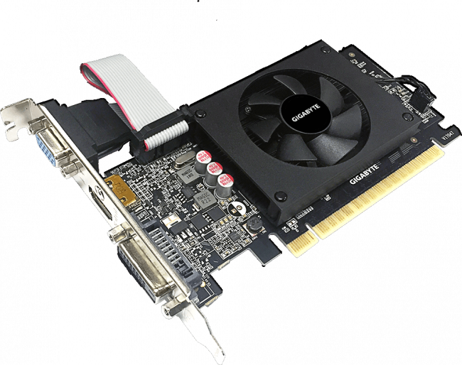 Видеокарта Gigabyte GV-N710D5-2GIL — для бизнеса и офиса Видеокарта Gigabyte GV-N710D5-2GIL — для бизнеса и офиса