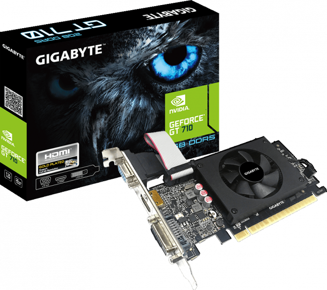 Видеокарта Gigabyte GV-N710D5-2GIL — для бизнеса и офиса Видеокарта Gigabyte GV-N710D5-2GIL — для бизнеса и офиса