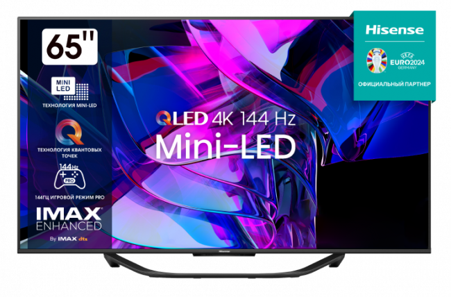 Телевизор ЖК 65'' Hisense Hisense 65U7KQ — для бизнеса и офиса Телевизор ЖК 65'' Hisense Hisense 65U7KQ — для бизнеса и офиса