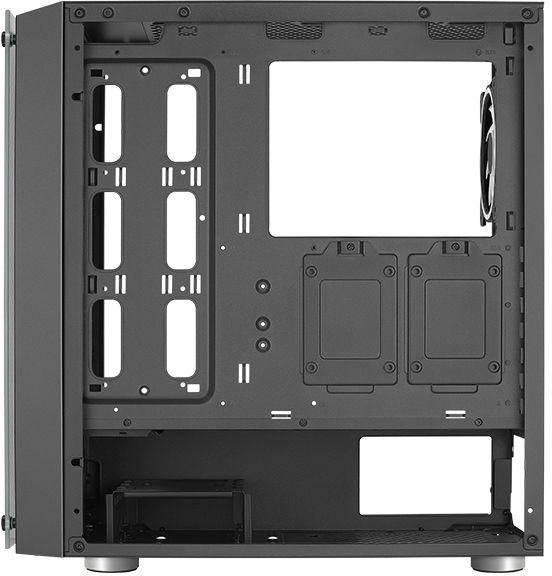 Корпус Aerocool SKRIBBLE-G-BK-V1 — для бизнеса и офиса