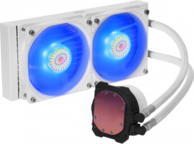 Система охлаждения Cooler Master MasterLiquid ML240L V2 RGB White Edition (MLW-D24M-A18PC-RW) — для бизнеса и офиса Система охлаждения Cooler Master MasterLiquid ML240L V2 RGB White Edition (MLW-D24M-A18PC-RW) — для бизнеса и офиса