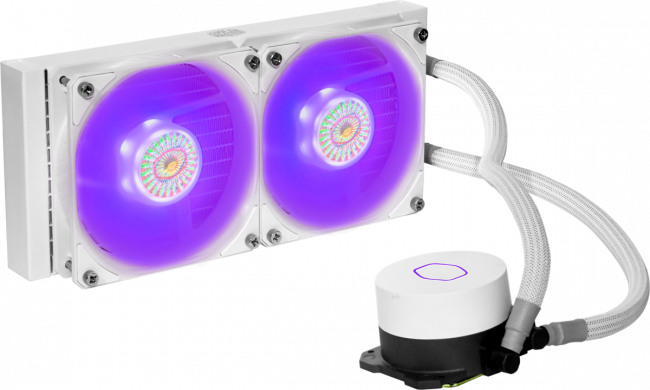Система охлаждения Cooler Master MasterLiquid ML240L V2 RGB White Edition (MLW-D24M-A18PC-RW) — для бизнеса и офиса Система охлаждения Cooler Master MasterLiquid ML240L V2 RGB White Edition (MLW-D24M-A18PC-RW) — для бизнеса и офиса