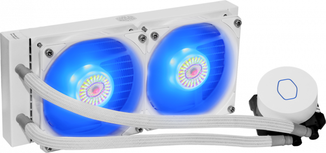 Система охлаждения Cooler Master MasterLiquid ML240L V2 RGB White Edition (MLW-D24M-A18PC-RW) — для бизнеса и офиса Система охлаждения Cooler Master MasterLiquid ML240L V2 RGB White Edition (MLW-D24M-A18PC-RW) — для бизнеса и офиса