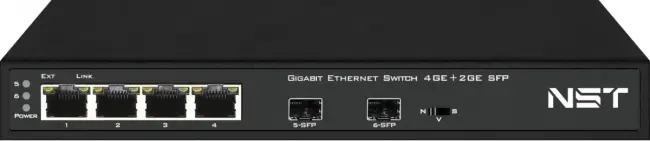Коммутатор Gigabit Ethernet NST NS-SW-4G2G — для бизнеса и офиса Коммутатор Gigabit Ethernet NST NS-SW-4G2G — для бизнеса и офиса