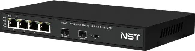 Коммутатор Gigabit Ethernet NST NS-SW-4G2G — для бизнеса и офиса Коммутатор Gigabit Ethernet NST NS-SW-4G2G — для бизнеса и офиса