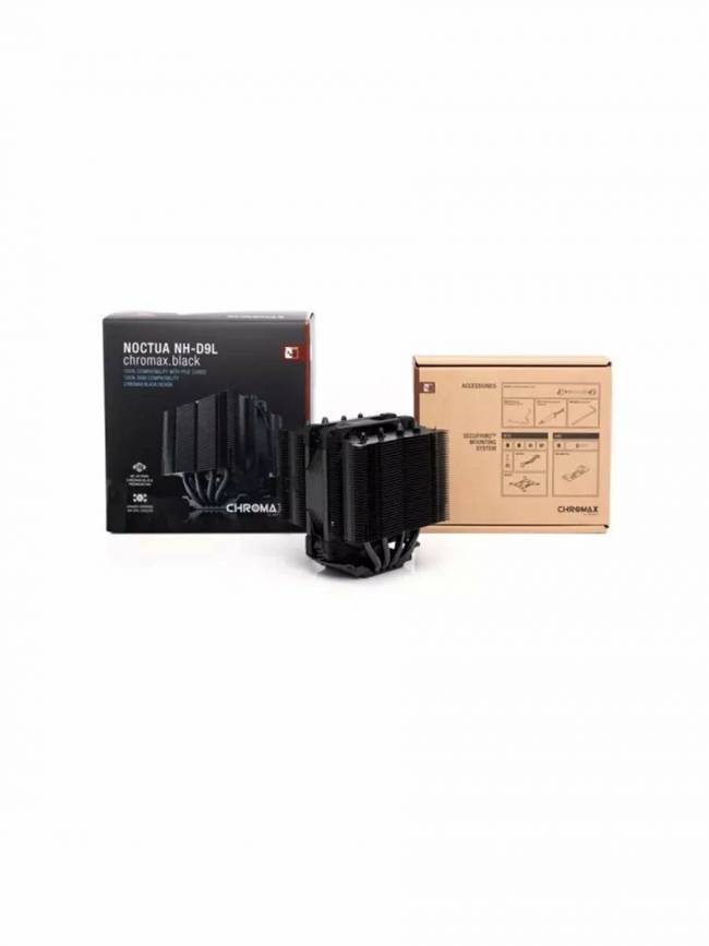 Кулер для процессора Noctua CPU Cooler NH-D9L chromax.black Black — для бизнеса и офиса Кулер для процессора Noctua CPU Cooler NH-D9L chromax.black Black — для бизнеса и офиса