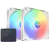 Кулер для корпуса ПК NZXT F140 RGB Core Twin Pack RF-C14DF-W1 — для бизнеса и офиса Кулер для корпуса ПК NZXT F140 RGB Core Twin Pack RF-C14DF-W1 — для бизнеса и офиса