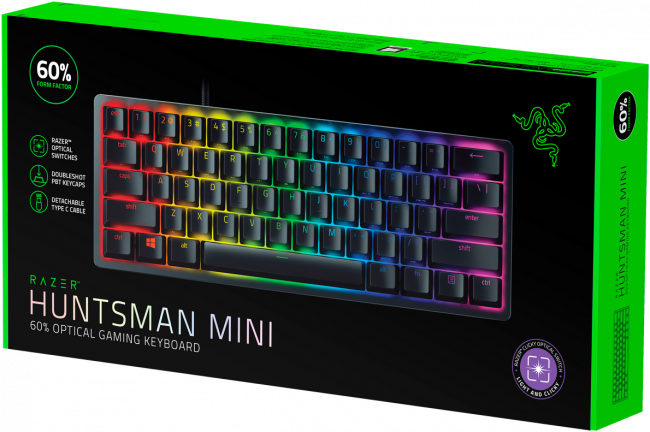 Игровая клавиатура Razer Huntsman Mini Razer Huntsman Mini — для бизнеса и офиса