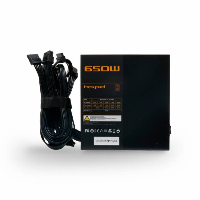Блок питания HSPD HSI-650BS-BK — для бизнеса и офиса