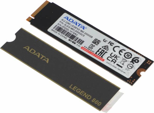 Накопитель SSD ADATA SLEG-860-2000GCS — для бизнеса и офиса Накопитель SSD ADATA SLEG-860-2000GCS — для бизнеса и офиса