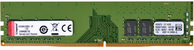 Память оперативная Kingston KVR26N19S8/16 — для бизнеса и офиса Память оперативная Kingston KVR26N19S8/16 — для бизнеса и офиса