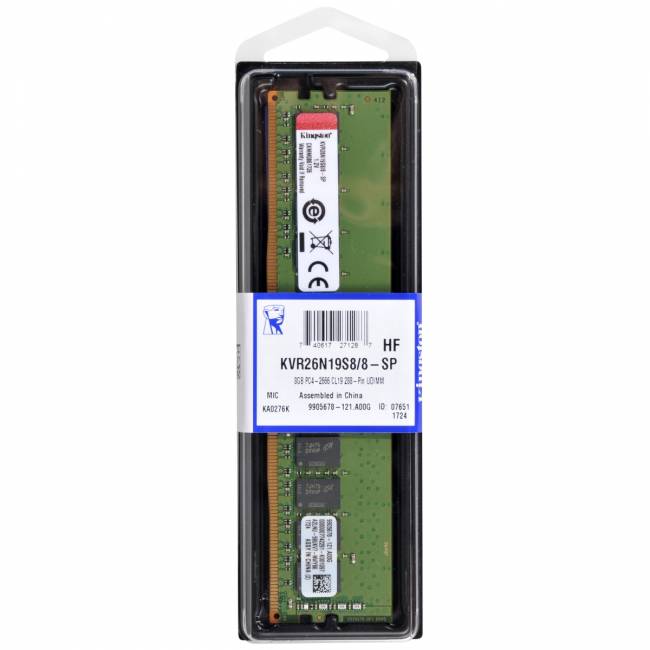 Память оперативная Kingston KVR26N19S8/16 — для бизнеса и офиса Память оперативная Kingston KVR26N19S8/16 — для бизнеса и офиса