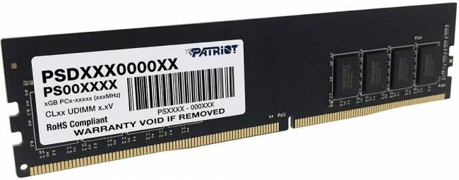 Память DDR4 8GB 2666MHz Patriot PSD48G26662 — для бизнеса и офиса Память DDR4 8GB 2666MHz Patriot PSD48G26662 — для бизнеса и офиса