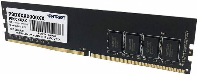 Память DDR4 8GB 2666MHz Patriot PSD48G26662 — для бизнеса и офиса Память DDR4 8GB 2666MHz Patriot PSD48G26662 — для бизнеса и офиса