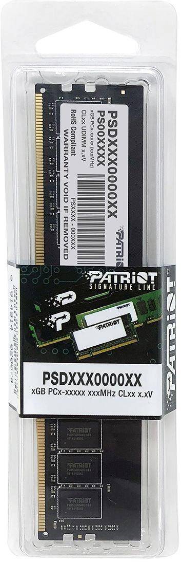 Память DDR4 8GB 2666MHz Patriot PSD48G26662 — для бизнеса и офиса Память DDR4 8GB 2666MHz Patriot PSD48G26662 — для бизнеса и офиса