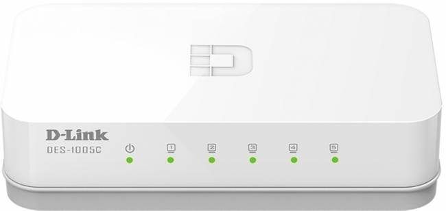 Коммутатор Коммутатор D-Link DES-1005C/B1A — для бизнеса и офиса Коммутатор Коммутатор D-Link DES-1005C/B1A — для бизнеса и офиса