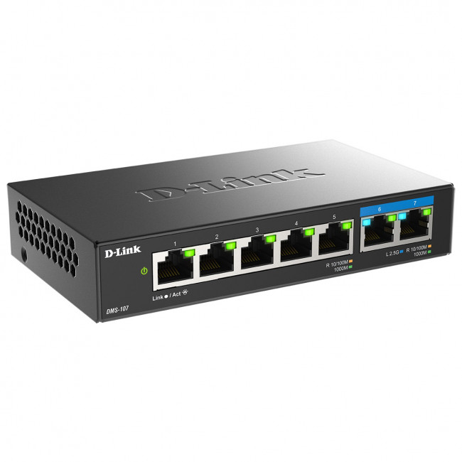 Коммутатор D-Link DMS-107/A1A — для бизнеса и офиса