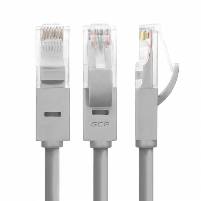Greenconnect Патч-корд прямой 0.5m UTP кат.6, серый, 24 AWG, литой, GCR-LNC603-0.5m, ethernet high speed, RJ45, T568B Greenconnect RJ45(m) - RJ45(m) Cat. 6 U/UTP PVC 0.5м — для бизнеса и офиса Greenconnect Патч-корд прямой 0.5m UTP кат.6, серый, 24 AWG, литой, GCR-LNC603-0.5m, ethernet high speed, RJ45, T568B Greenconnect RJ45(m) - RJ45(m) Cat. 6 U/UTP PVC 0.5м — для бизнеса и офиса