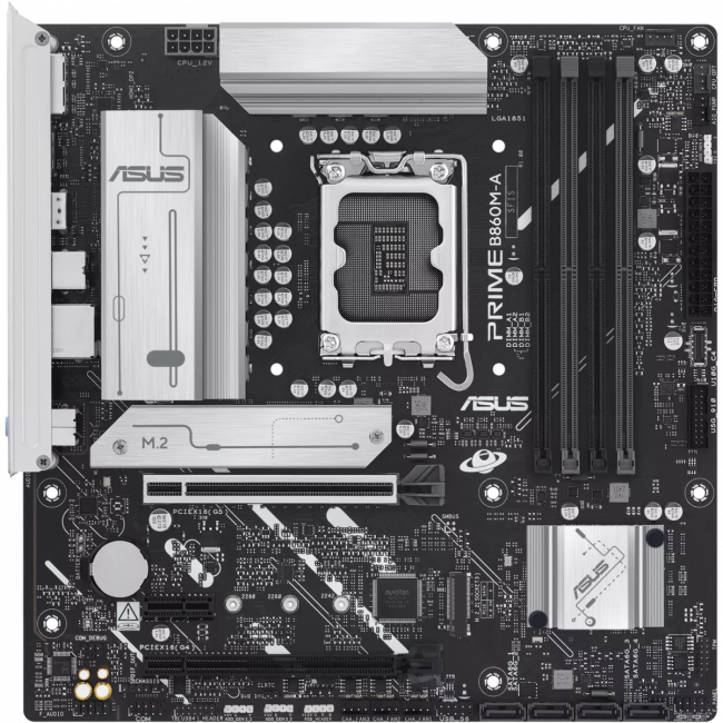 Материнская плата ASUS PRIME B860M-A-CSM — для бизнеса и офиса