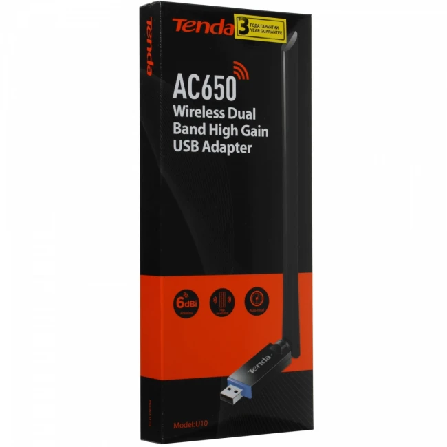 Адаптер Wi-Fi Tenda U10 — для бизнеса и офиса
