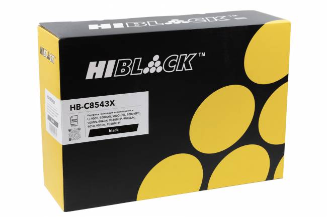 Картридж Hi-Black (HB-C8543X) для HP LJ 9000/9000MFP/9040N/9040MFP/9050, 30K — для бизнеса и офиса Картридж Hi-Black (HB-C8543X) для HP LJ 9000/9000MFP/9040N/9040MFP/9050, 30K — для бизнеса и офиса