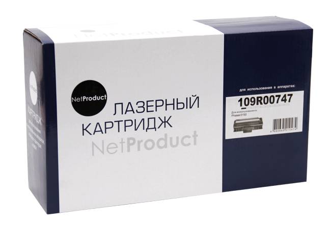 Картридж NetProduct (N-109R00747) для Xerox Phaser 3150, 5K — для бизнеса и офиса Картридж NetProduct (N-109R00747) для Xerox Phaser 3150, 5K — для бизнеса и офиса