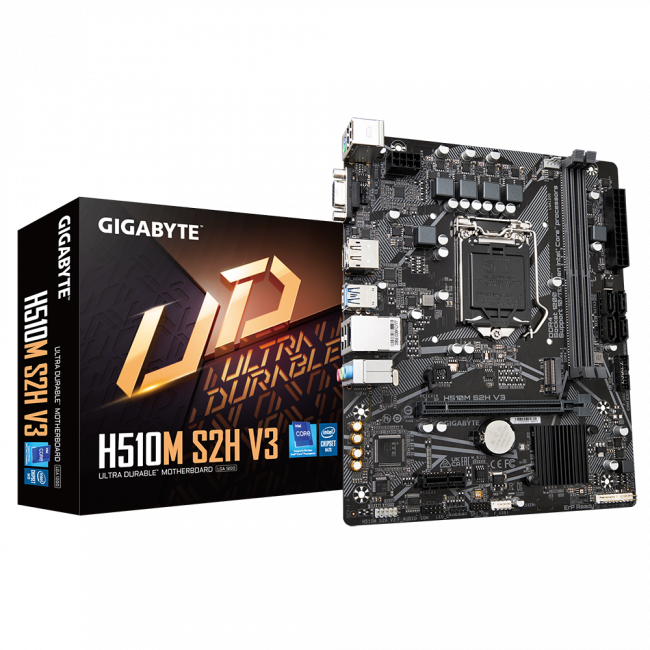 Материнская плата Gigabyte H510M S2H V3 — для бизнеса и офиса Материнская плата Gigabyte H510M S2H V3 — для бизнеса и офиса