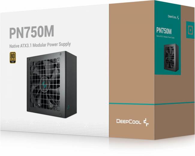 Блок питания Deepcool R-PN750M-FC0B-WGEU — для бизнеса и офиса Блок питания Deepcool R-PN750M-FC0B-WGEU — для бизнеса и офиса