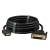 Greenconnect Кабель HDMI-DVI 15.0m черный, OD8.0mm, 28/26 AWG, позолоченные контакты, 19pin AM / 24+1M AM Dual Link, тройной экран, GCR-51510 Greenconnect HDMI (m) - DVI-D (m) 15м — для бизнеса и офиса