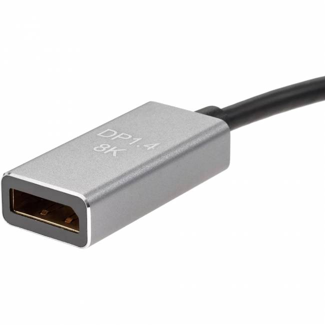 Адаптер USB Type-Cm---->DP(f) 1.4v, 8K@ 60Hz, Alum Shell,VCOM <CU480M> Адаптер-переходник VCOM USB 3.1 Type C M/DisplayPort F (CU480M) — для бизнеса и офиса Адаптер USB Type-Cm---->DP(f) 1.4v, 8K@ 60Hz, Alum Shell,VCOM <CU480M> Адаптер-переходник VCOM USB 3.1 Type C M/DisplayPort F (CU480M) — для бизнеса и офиса