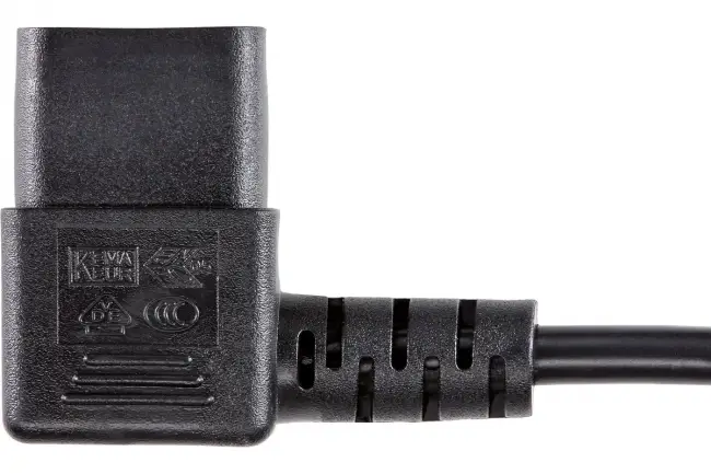 Кабель комп - розетка 220V EU (угол-угол)<VDE> 3GX0,75mm2, 1,8m, медь, Telecom <TE021DA-CU0.75-1.8M> VCOM TE021DA-CU0.75-1.8M — для бизнеса и офиса