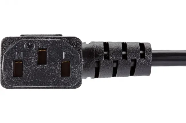 Кабель комп - розетка 220V EU (угол-угол)<VDE> 3GX0,75mm2, 1,8m, медь, Telecom <TE021DA-CU0.75-1.8M> VCOM TE021DA-CU0.75-1.8M — для бизнеса и офиса