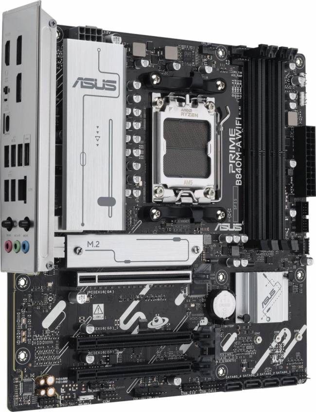 Материнская плата ASUS PRIME B840M-A WIFI — для бизнеса и офиса Материнская плата ASUS PRIME B840M-A WIFI — для бизнеса и офиса